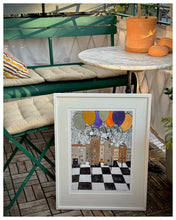 Load image into Gallery viewer, Ny! Stad med ballonger V