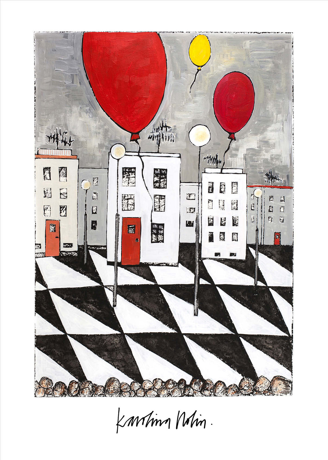 Affisch Ballonger