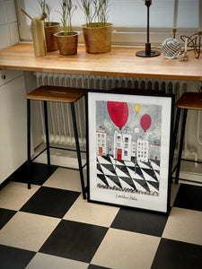 Affisch Ballonger